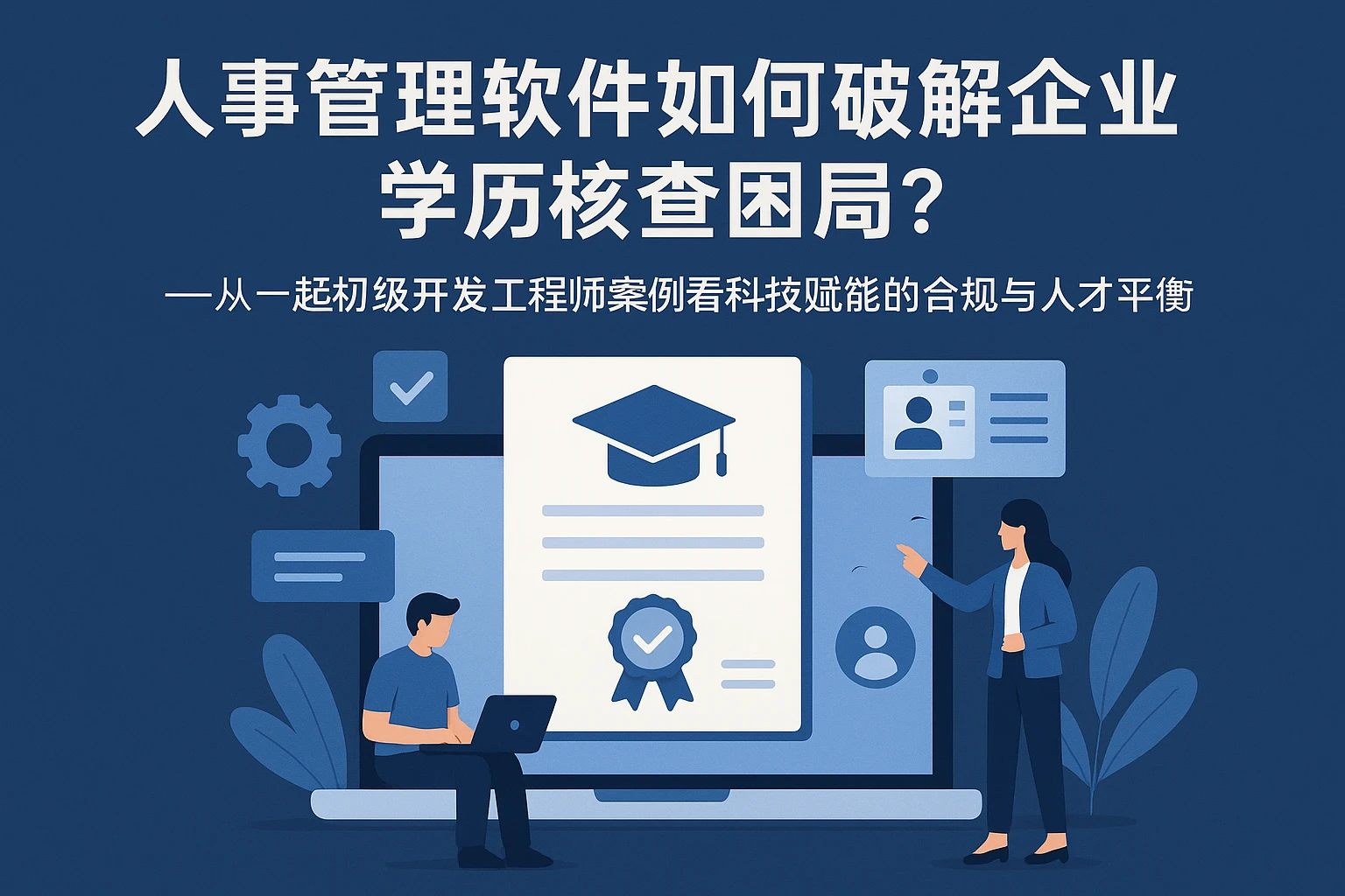 人事管理软件如何破解企业学历核查困局？——从一起初级开发工程师案例看科技赋能的合规与人才平衡