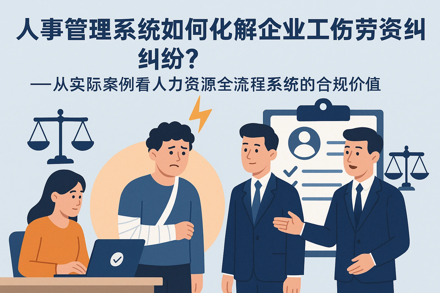 人事管理系统如何化解企业工伤劳资纠纷？——从实际案例看人力资源全流程系统的合规价值
