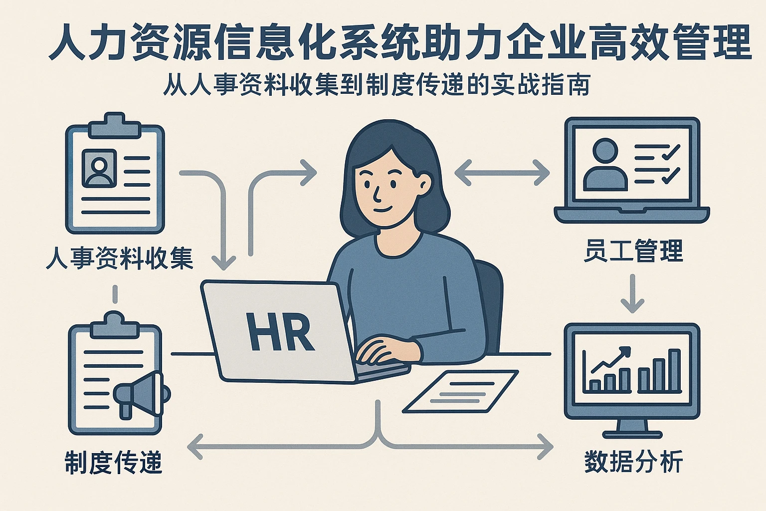 人力资源信息化系统助力企业高效管理：从人事资料收集到制度传递的实战指南