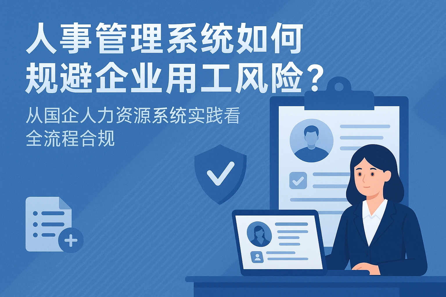 人事管理系统如何规避企业用工风险？从国企人力资源系统实践看全流程合规