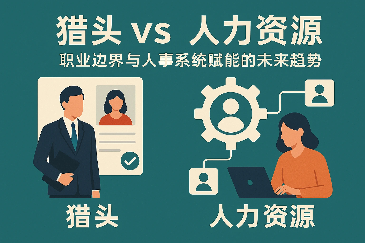 猎头vs人力资源：职业边界与人事系统赋能的未来趋势