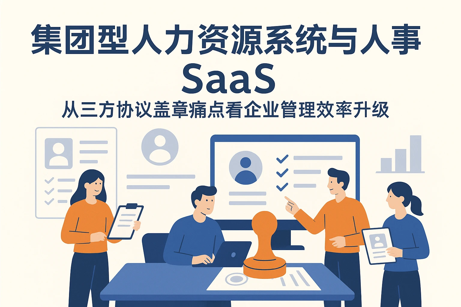 集团型人力资源系统与人事SaaS：从三方协议盖章痛点看企业管理效率升级