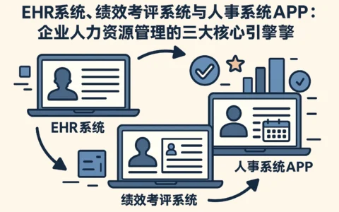 EHR系统、绩效考评系统与人事系统APP：企业人力资源管理的三大核心引擎