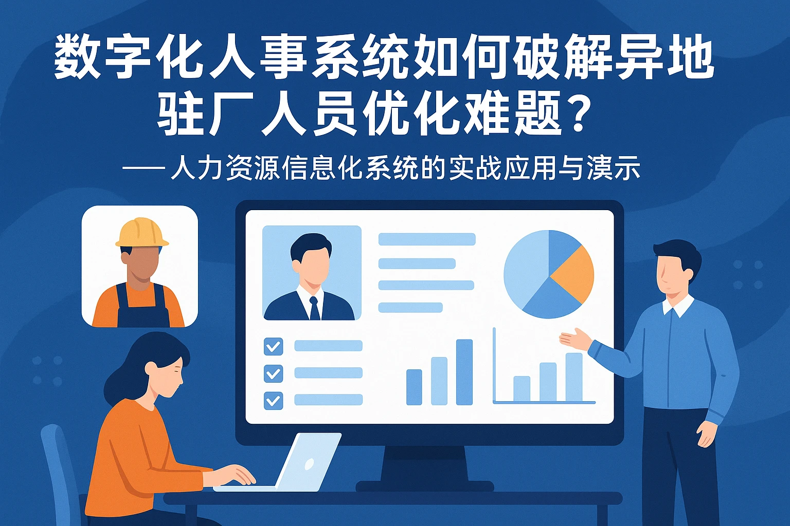 数字化人事系统如何破解异地驻厂人员优化难题？——人力资源信息化系统的实战应用与演示