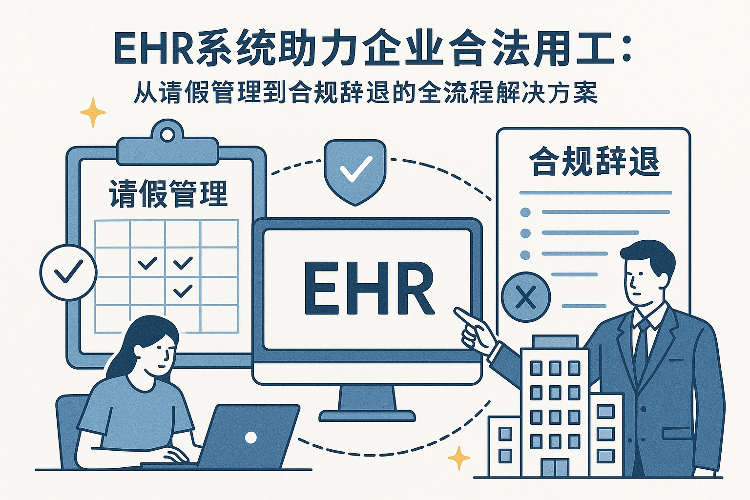EHR系统助力企业合法用工：从请假管理到合规辞退的全流程解决方案