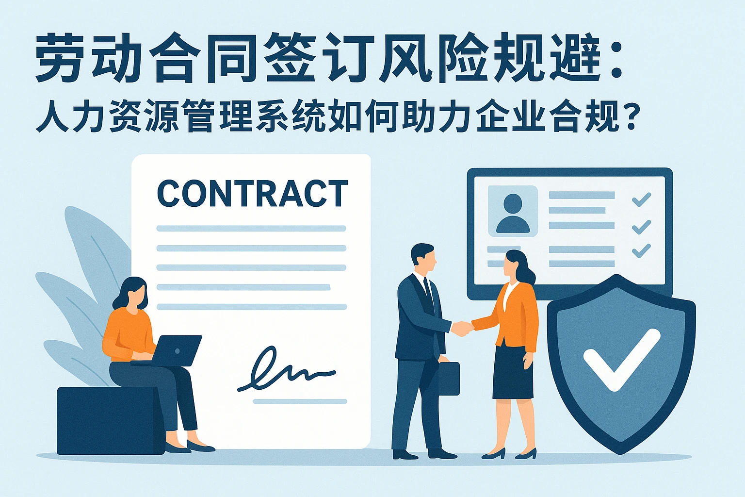 劳动合同签订风险规避：人力资源管理系统如何助力企业合规？