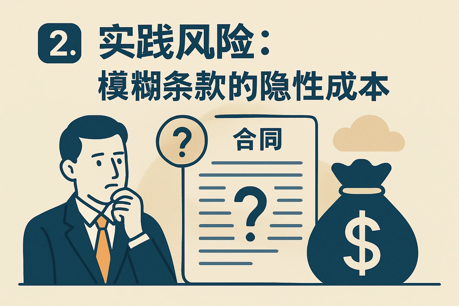 2. 实践风险：模糊条款的隐性成本