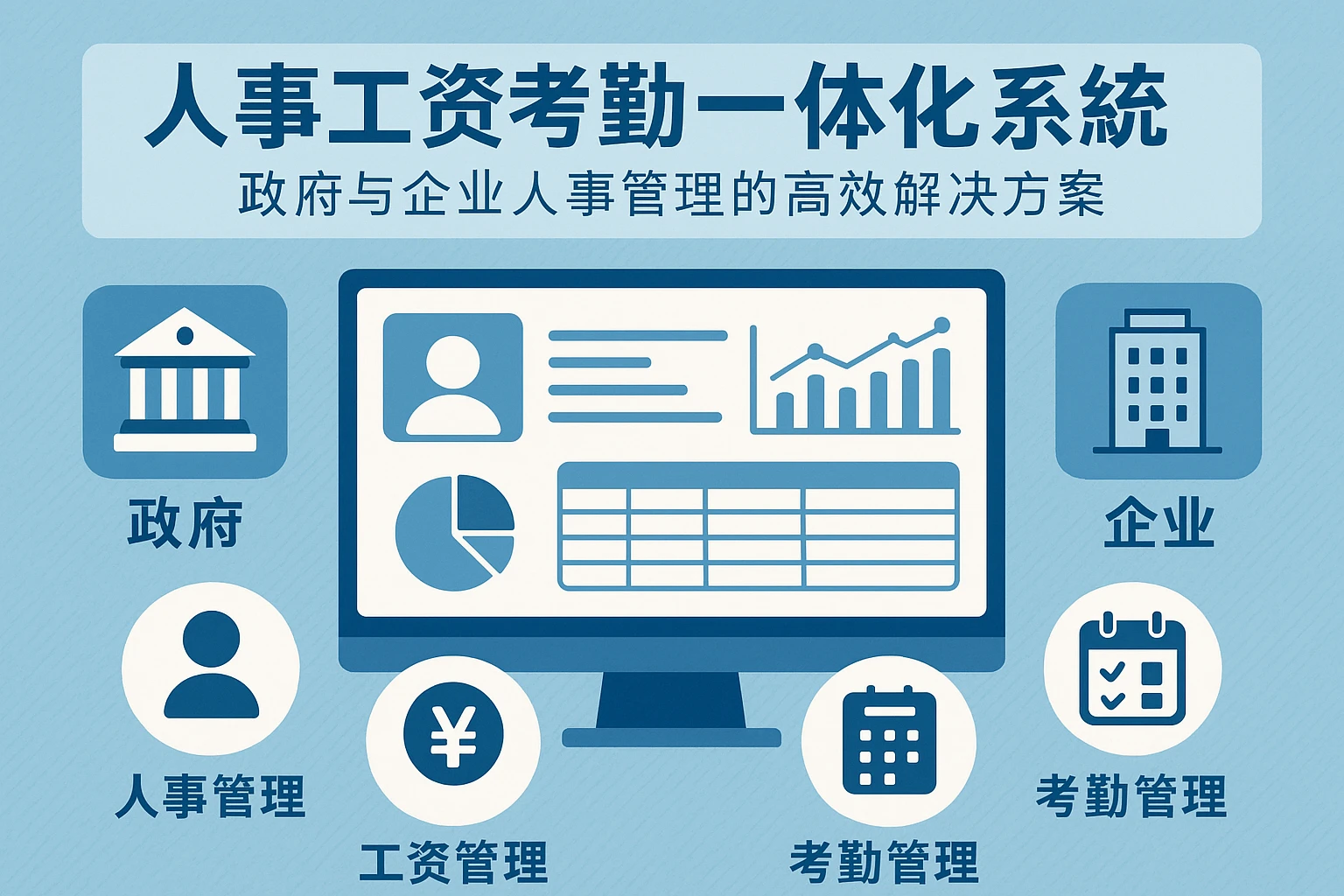 人事工资考勤一体化系统：政府与企业人事管理的高效解决方案