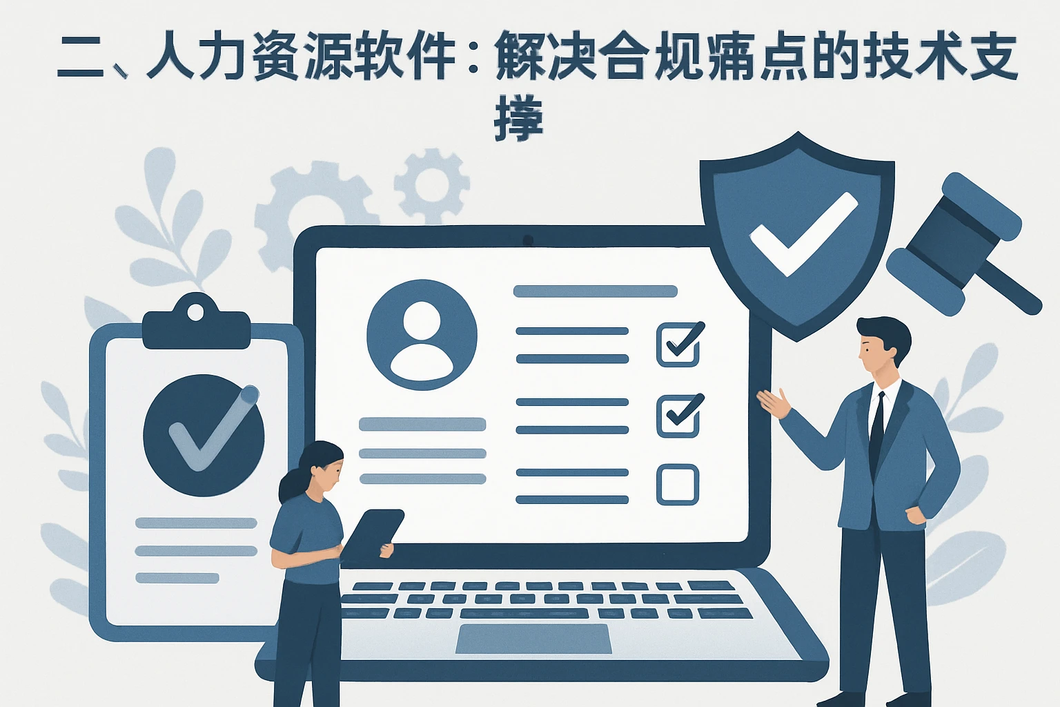 二、人力资源软件：解决合规痛点的技术支撑