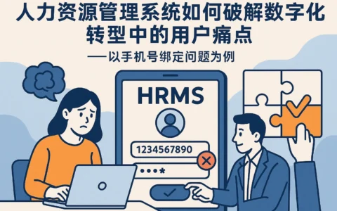 人力资源管理系统如何破解数字化转型中的用户痛点——以手机号绑定问题为例