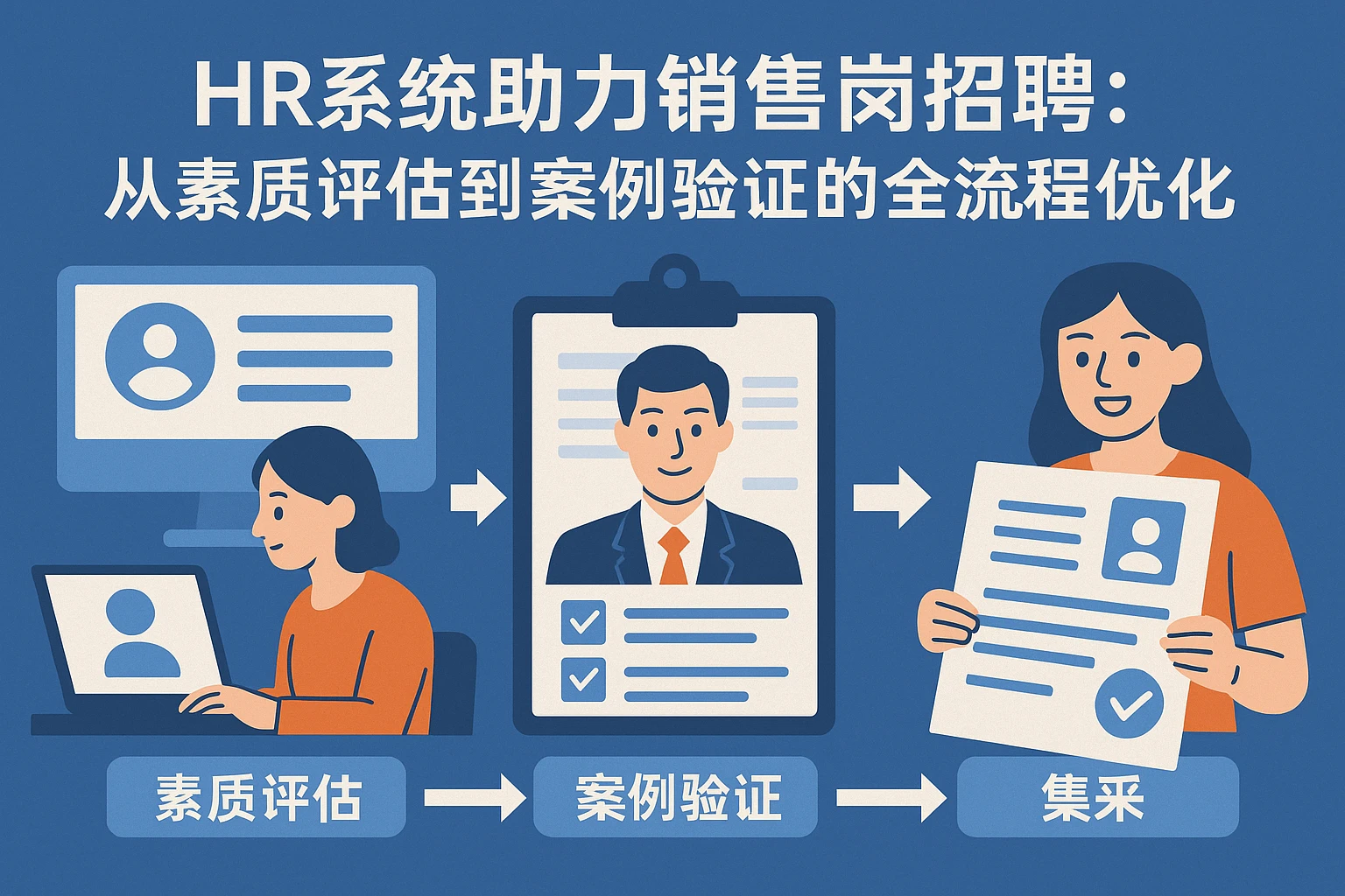 HR系统助力销售岗招聘：从素质评估到案例验证的全流程优化