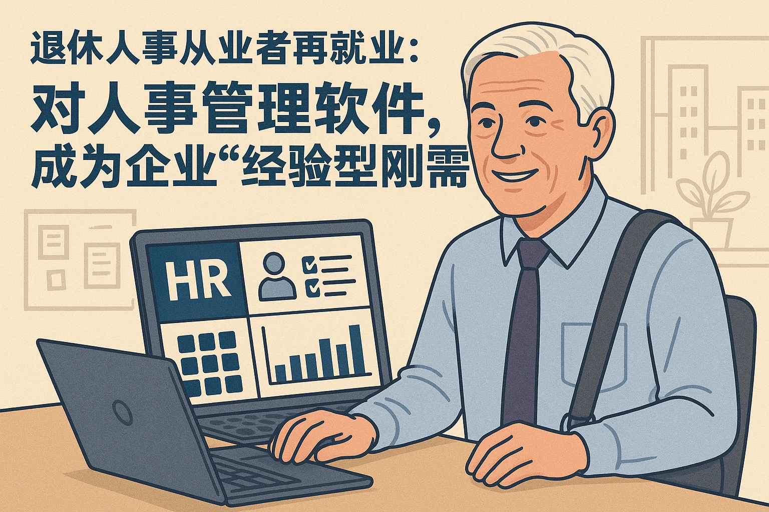 退休人事从业者再就业：用对人事管理软件，成为企业“经验型刚需”