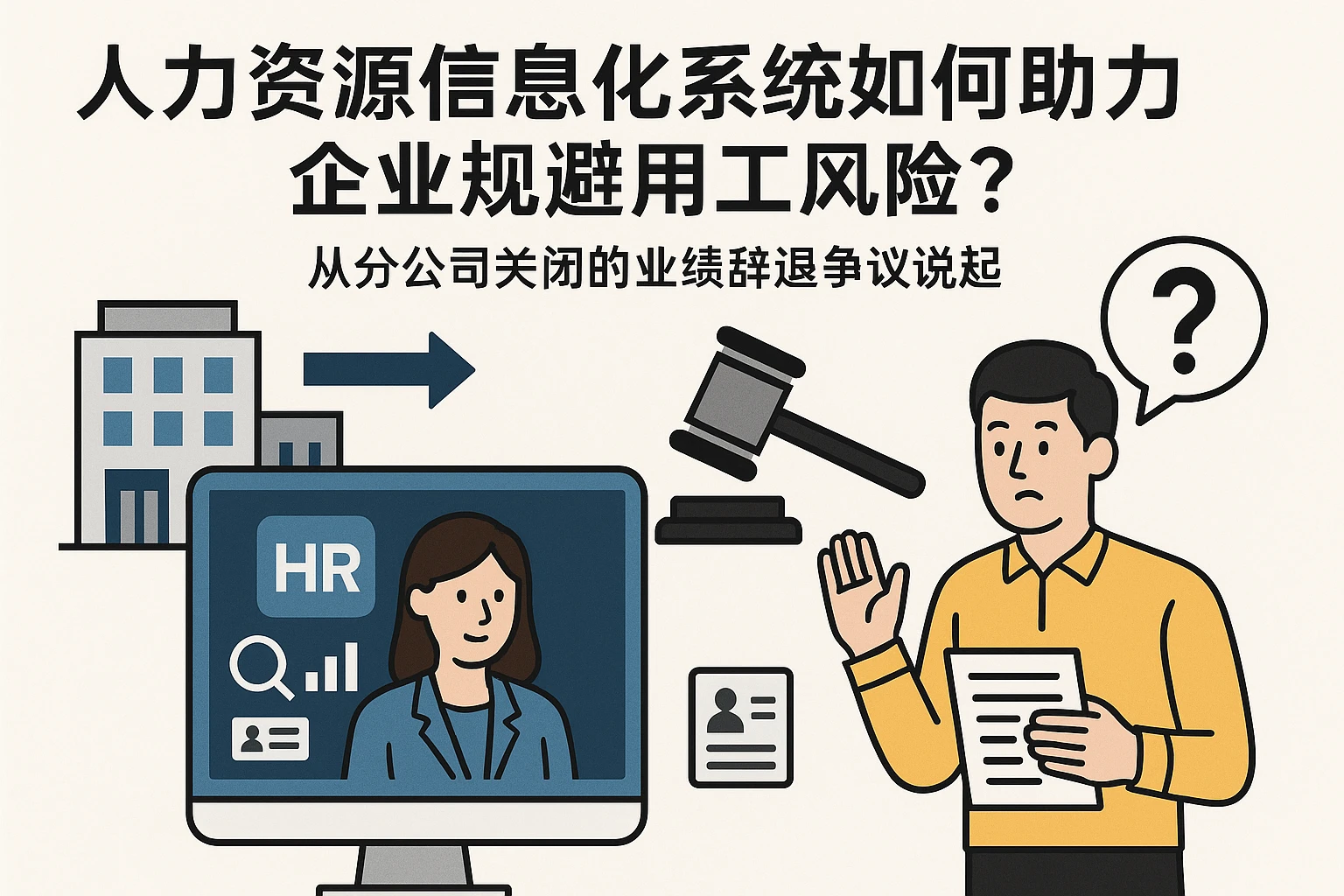 人力资源信息化系统如何助力企业规避用工风险？——从分公司关闭的业绩辞退争议说起