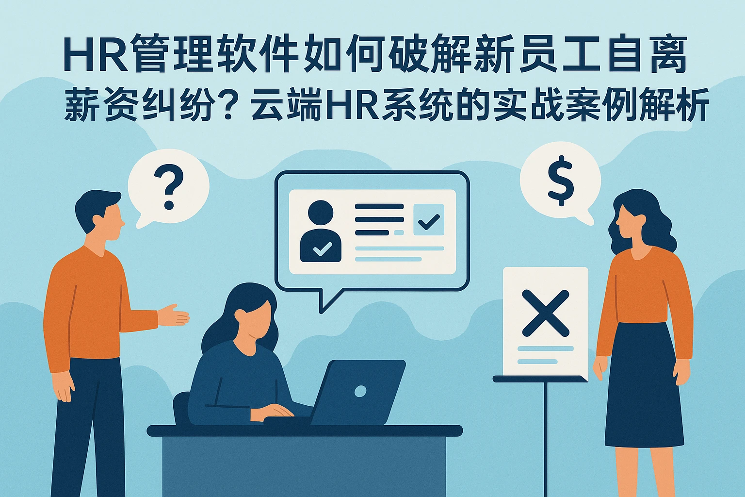 HR管理软件如何破解新员工自离薪资纠纷？云端HR系统的实战案例解析