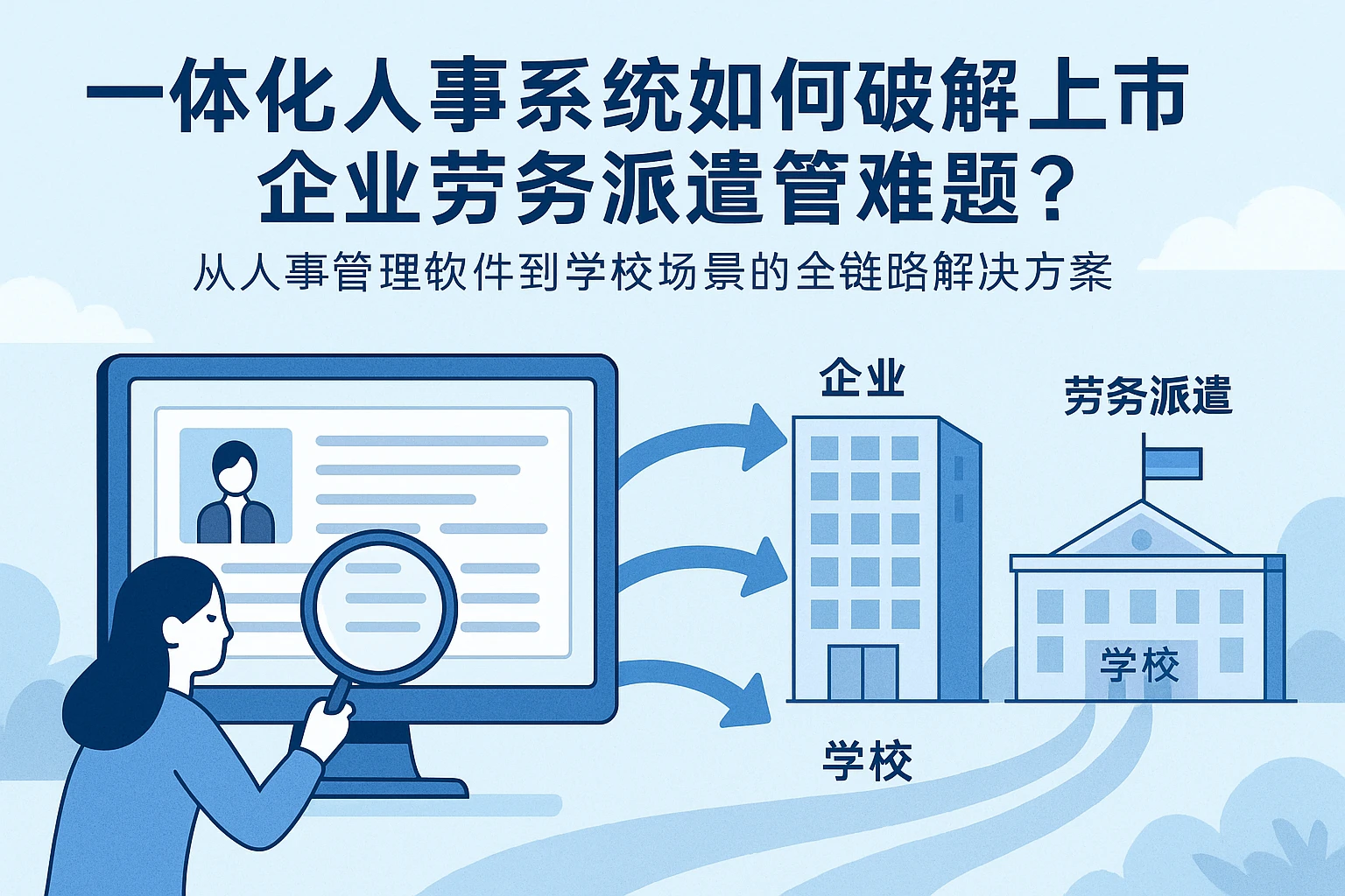 一体化人事系统如何破解上市企业劳务派遣管理难题？——从人事管理软件到学校场景的全链路解决方案
