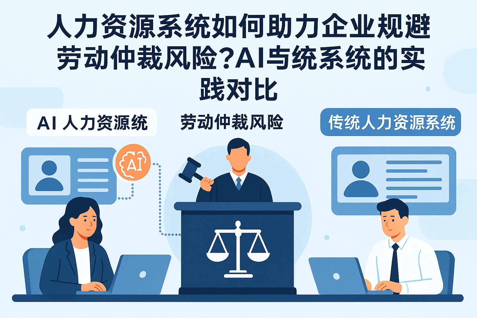 人力资源系统如何助力企业规避劳动仲裁风险?AI与传统系统的实践对比