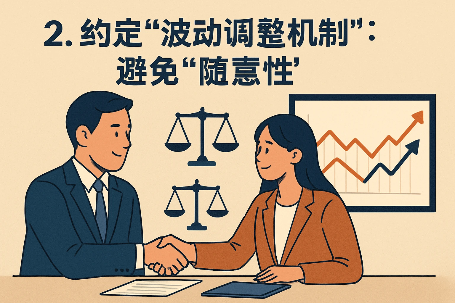 2. 约定“波动的调整机制”：避免“随意性”