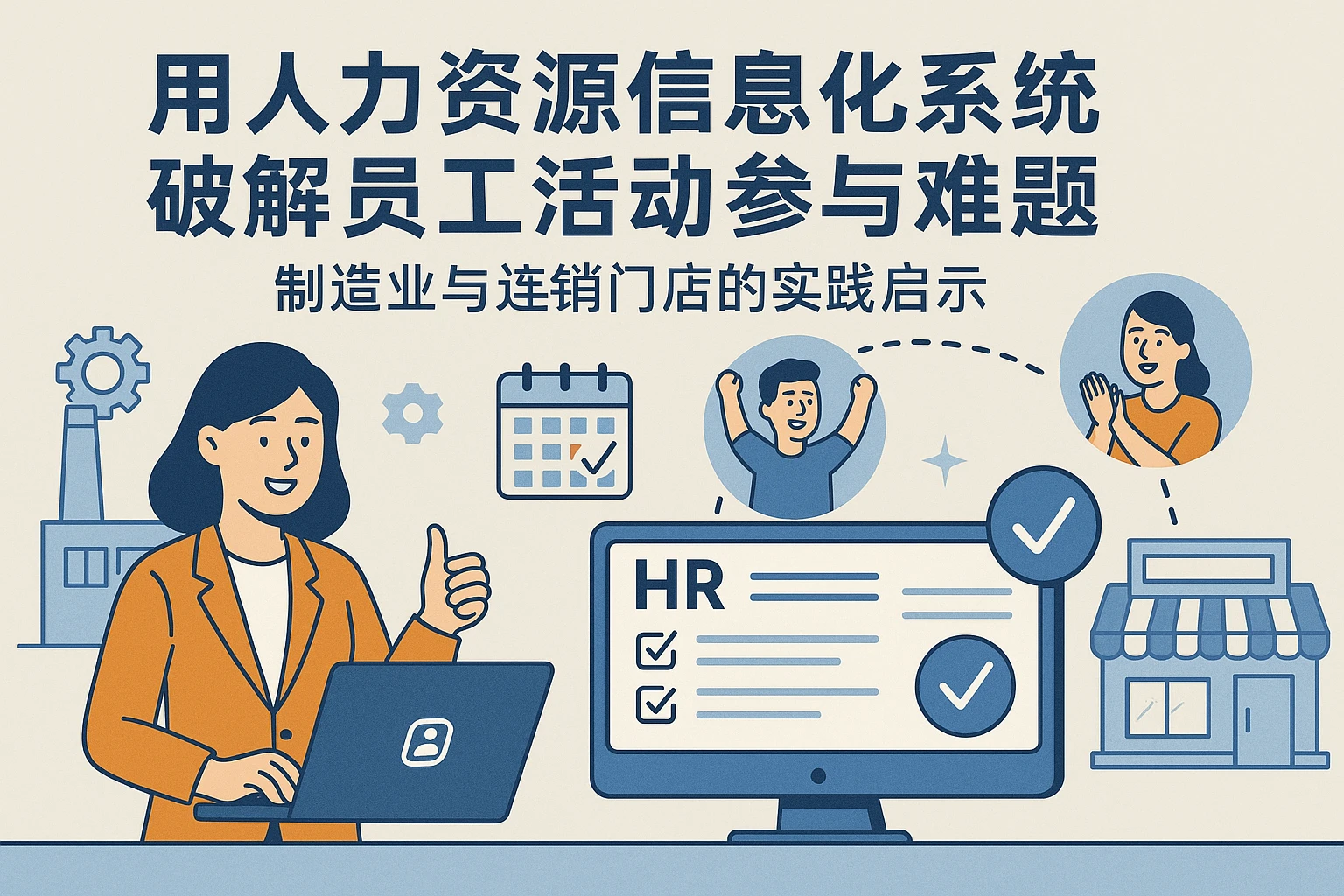 用人力资源信息化系统破解员工活动参与难题——制造业与连锁门店的实践启示