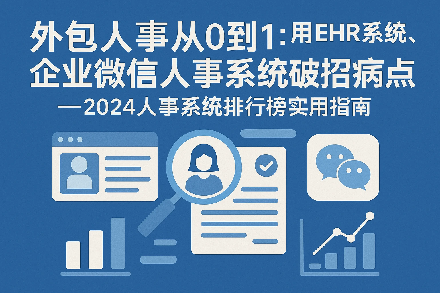 外包人事从0到1：用EHR系统、企业微信人事系统破解招聘痛点——2024人事系统排行榜实用指南