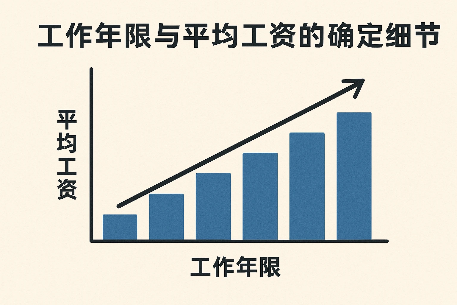 1.2 工作年限与平均工资的确定细节