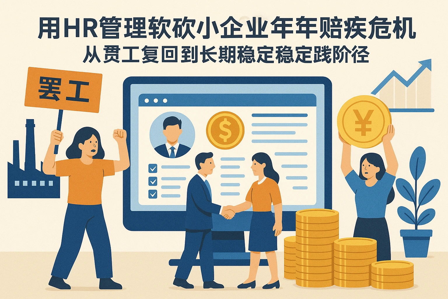 用HR管理软件破解中小企业年终奖危机：从罢工复工到长期稳定的实践路径