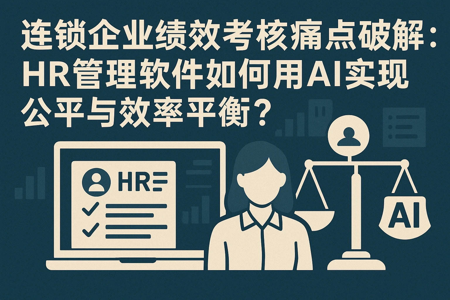 连锁企业绩效考核痛点破解：HR管理软件如何用AI实现公平与效率平衡？