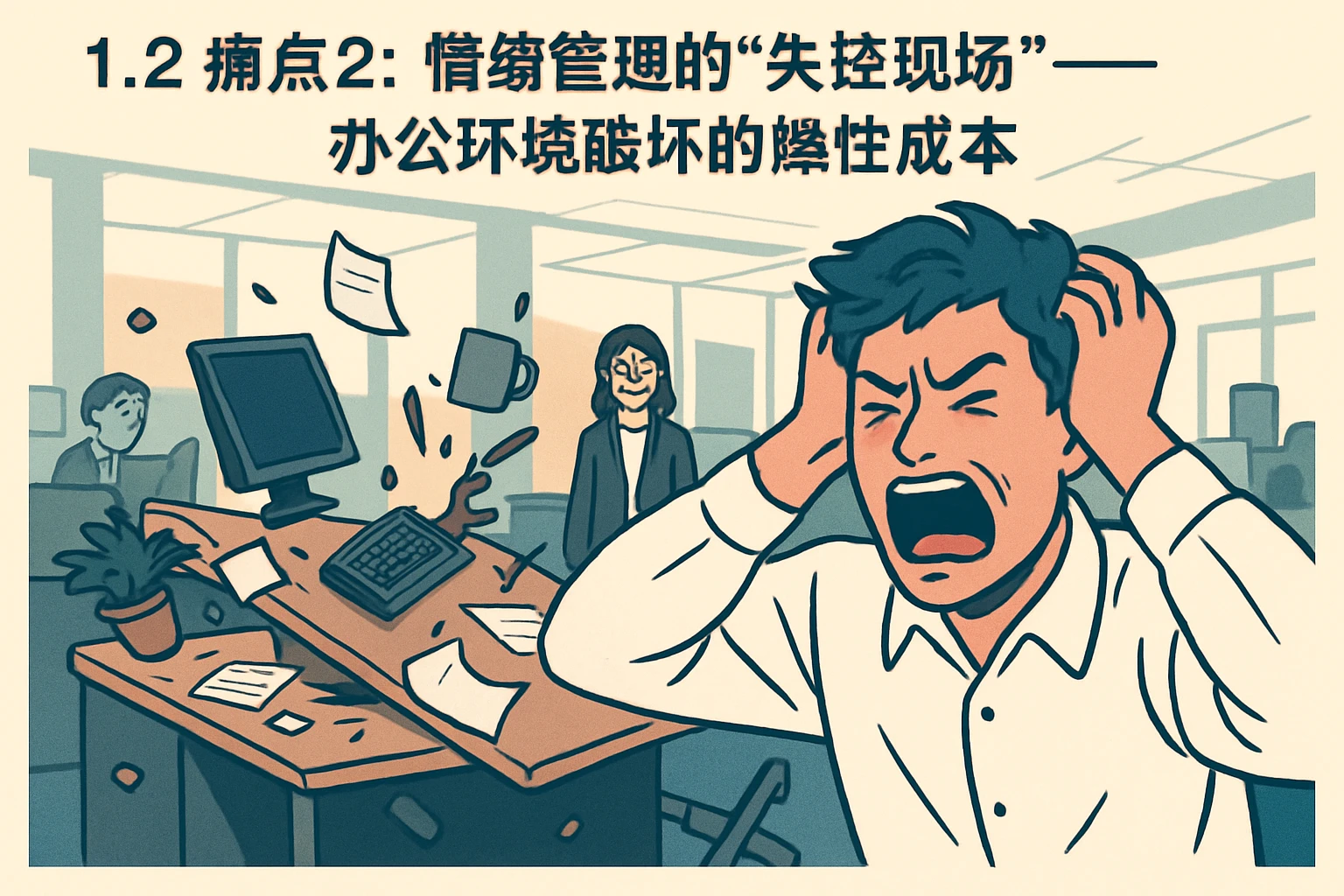 1.2 痛点2：情绪管理的“失控现场”——办公环境破坏的隐性成本