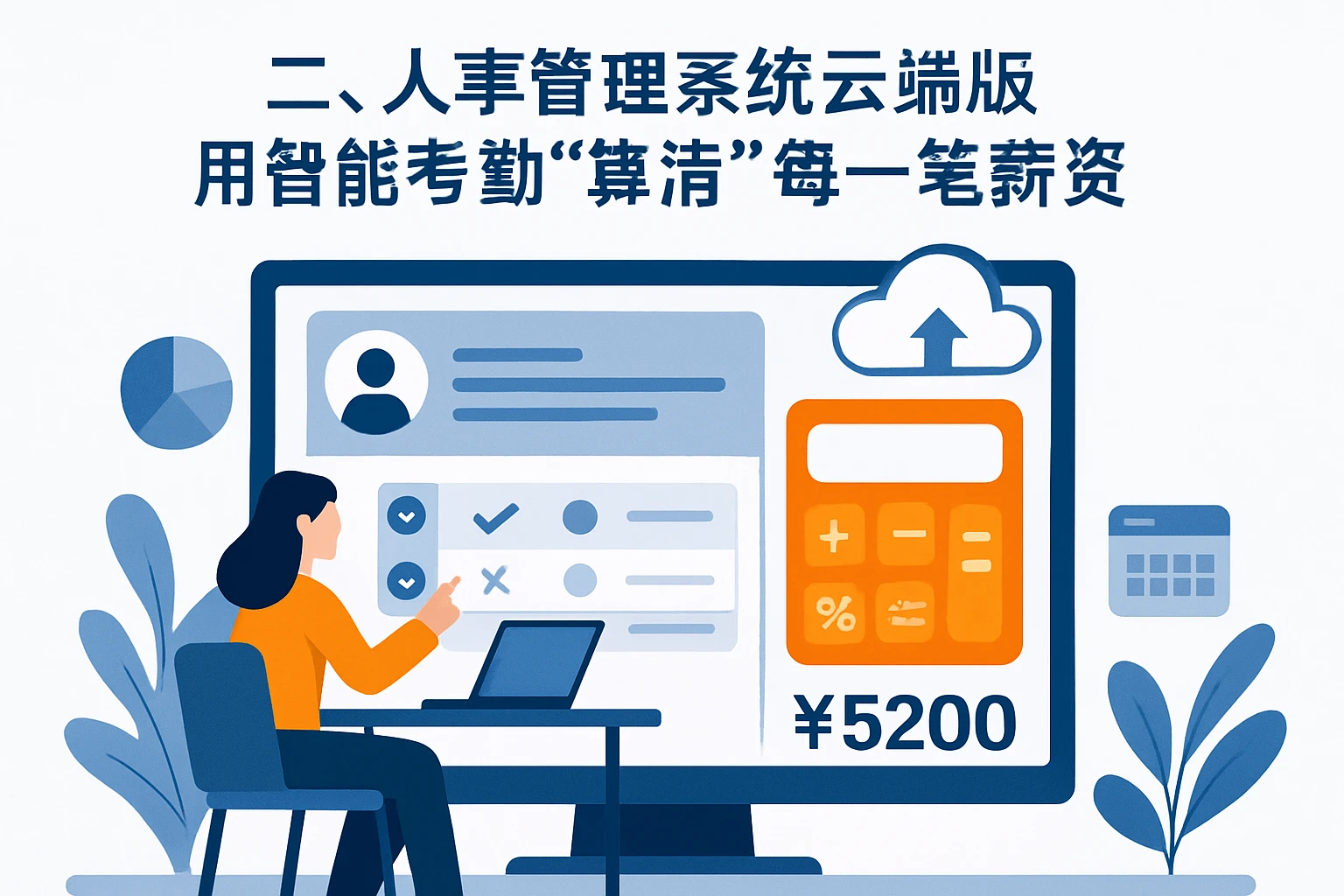 二、人事管理系统云端版：用智能考勤“算清”每一笔薪资