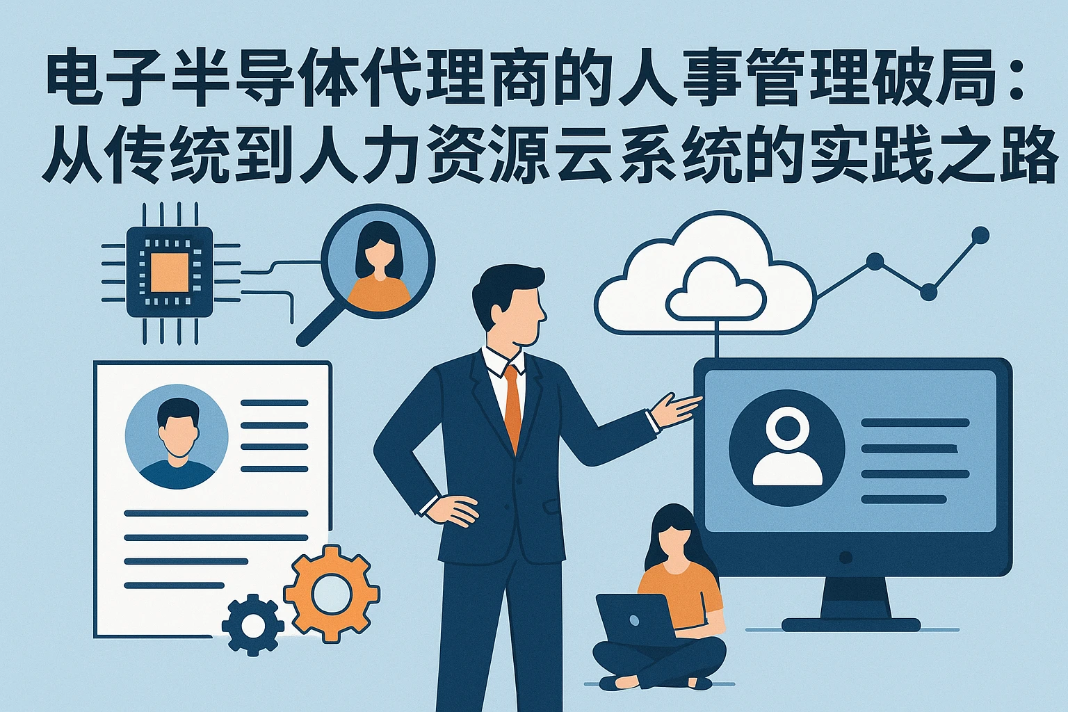 电子半导体代理商的人事管理破局：从传统到人力资源云系统的实践之路
