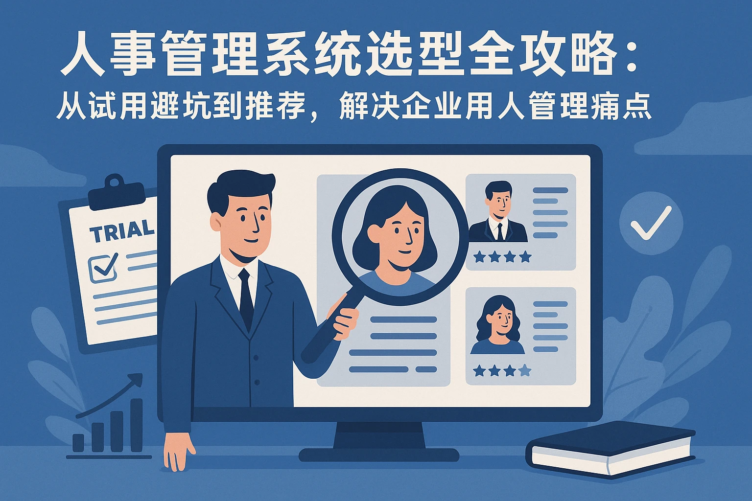 人事管理系统选型全攻略：从试用避坑到推荐，解决企业用人管理痛点