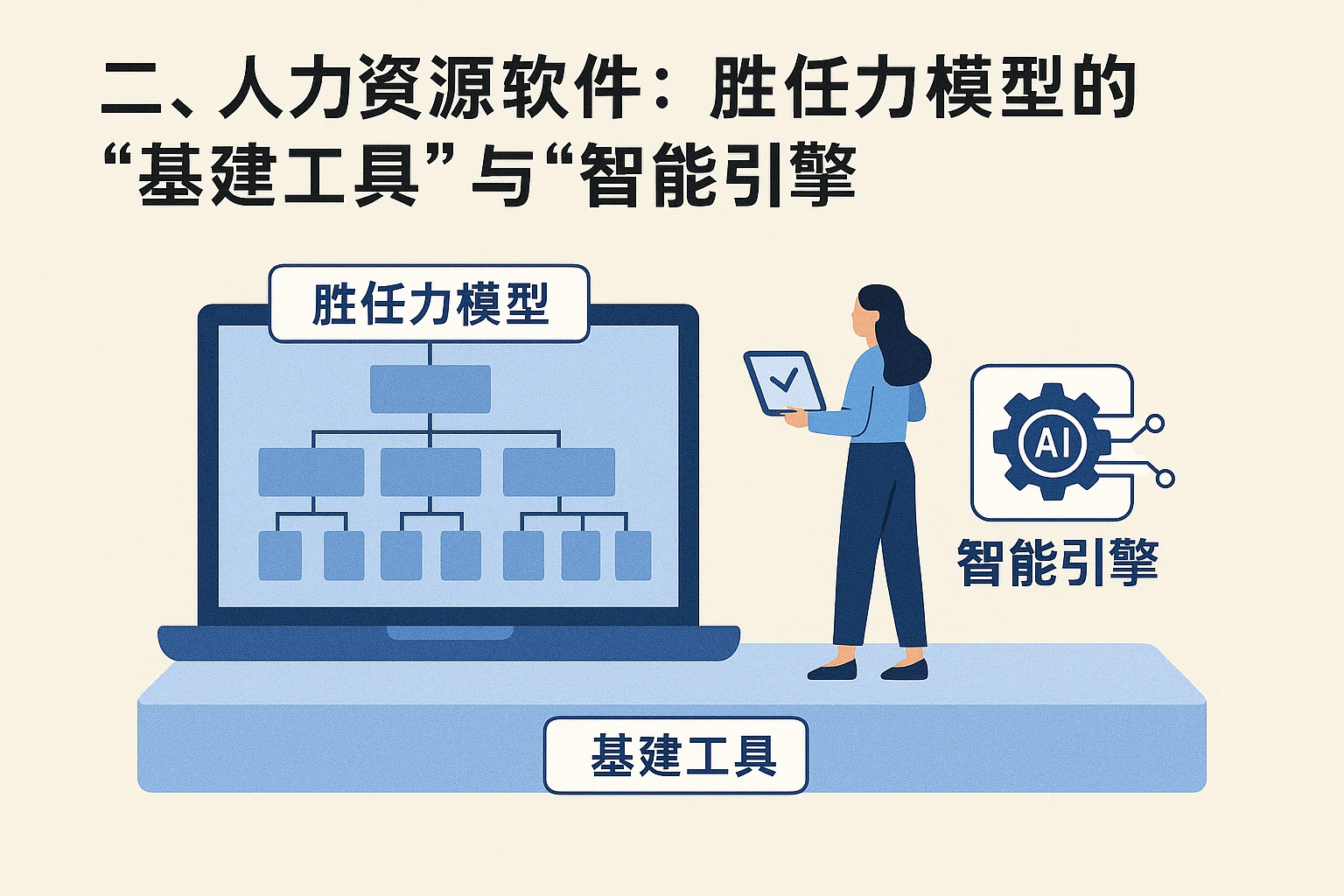 二、人力资源软件：胜任力模型的“基建工具”与“智能引擎”