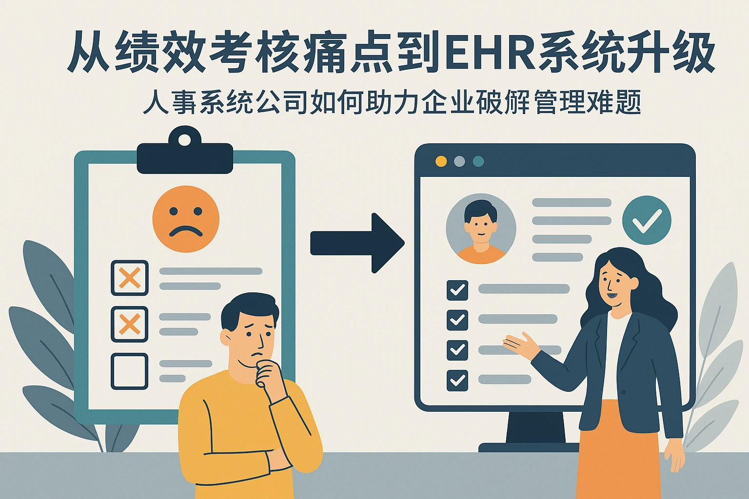 从绩效考核痛点到EHR系统升级：人事系统公司如何助力企业破解管理难题