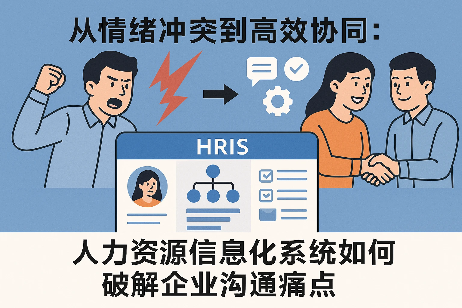 从情绪冲突到高效协同：人力资源信息化系统如何破解企业沟通痛点