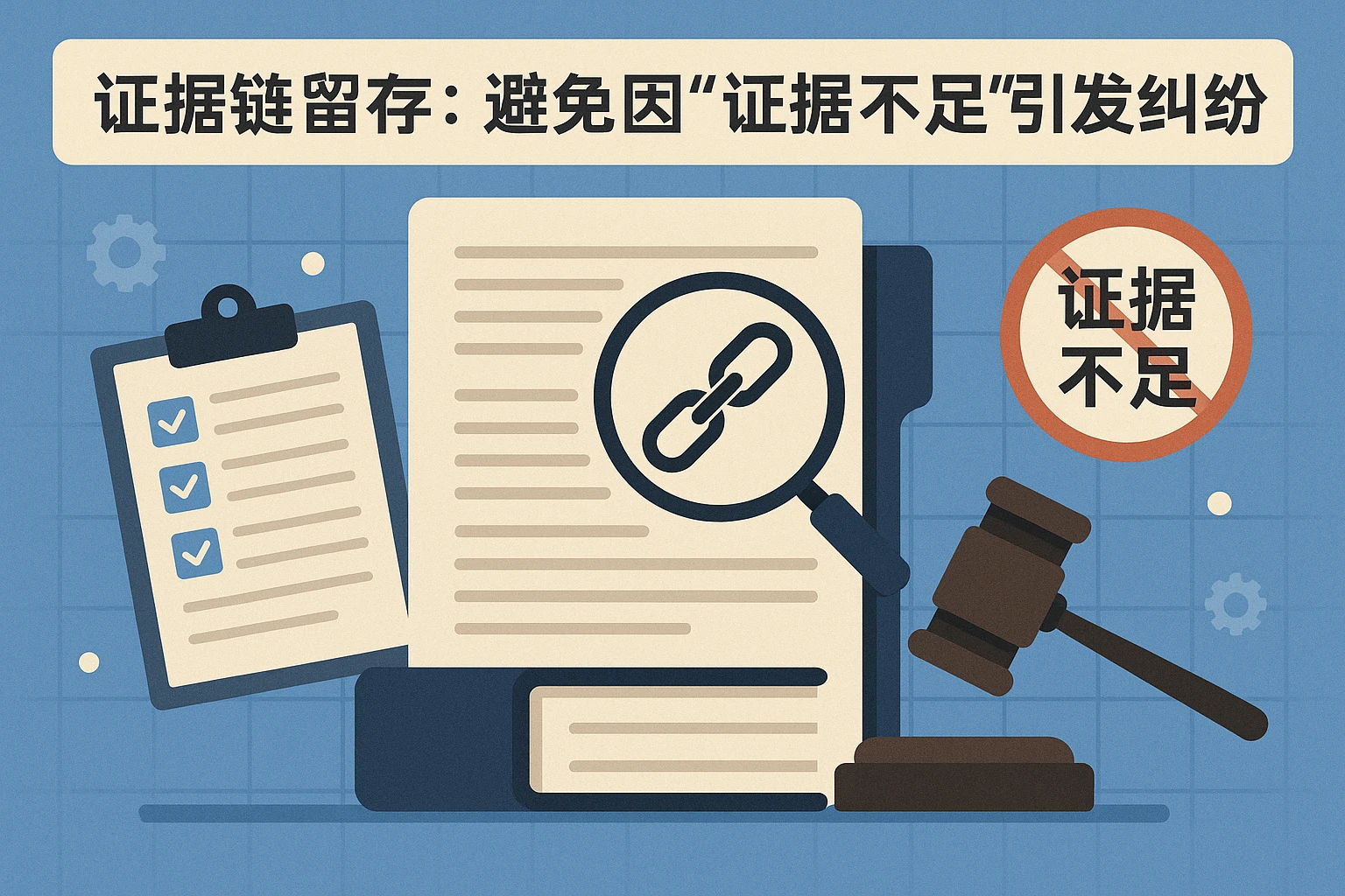 2. 证据链留存：避免因“证据不足”引发纠纷