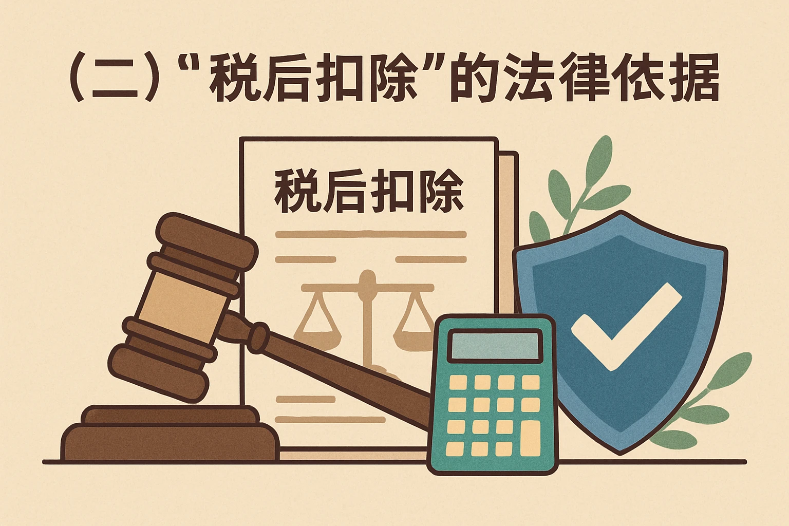 （二）“税后项扣除”的法律依据
