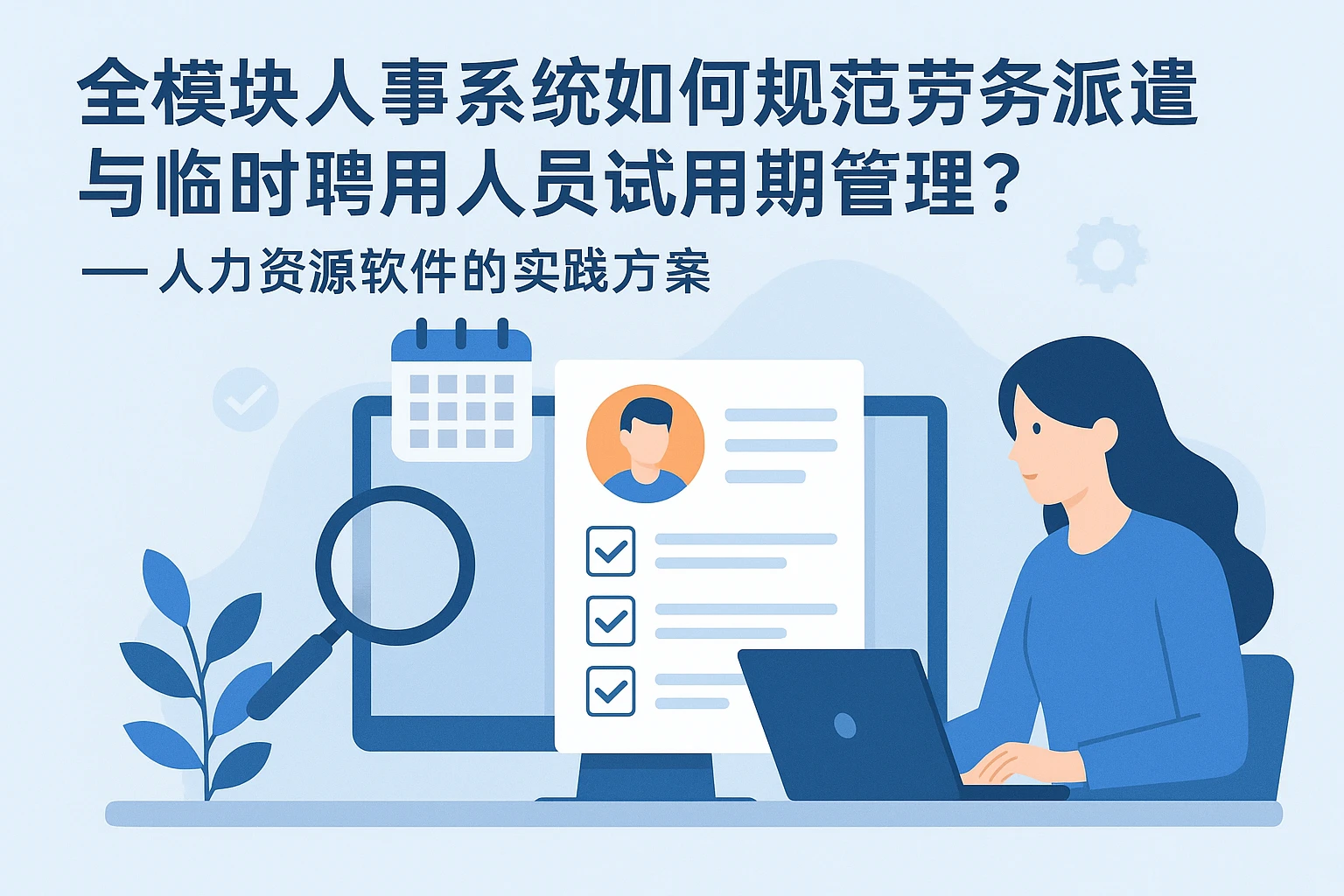全模块人事系统如何规范劳务派遣与临时聘用人员试用期管理？——人力资源软件的实践方案