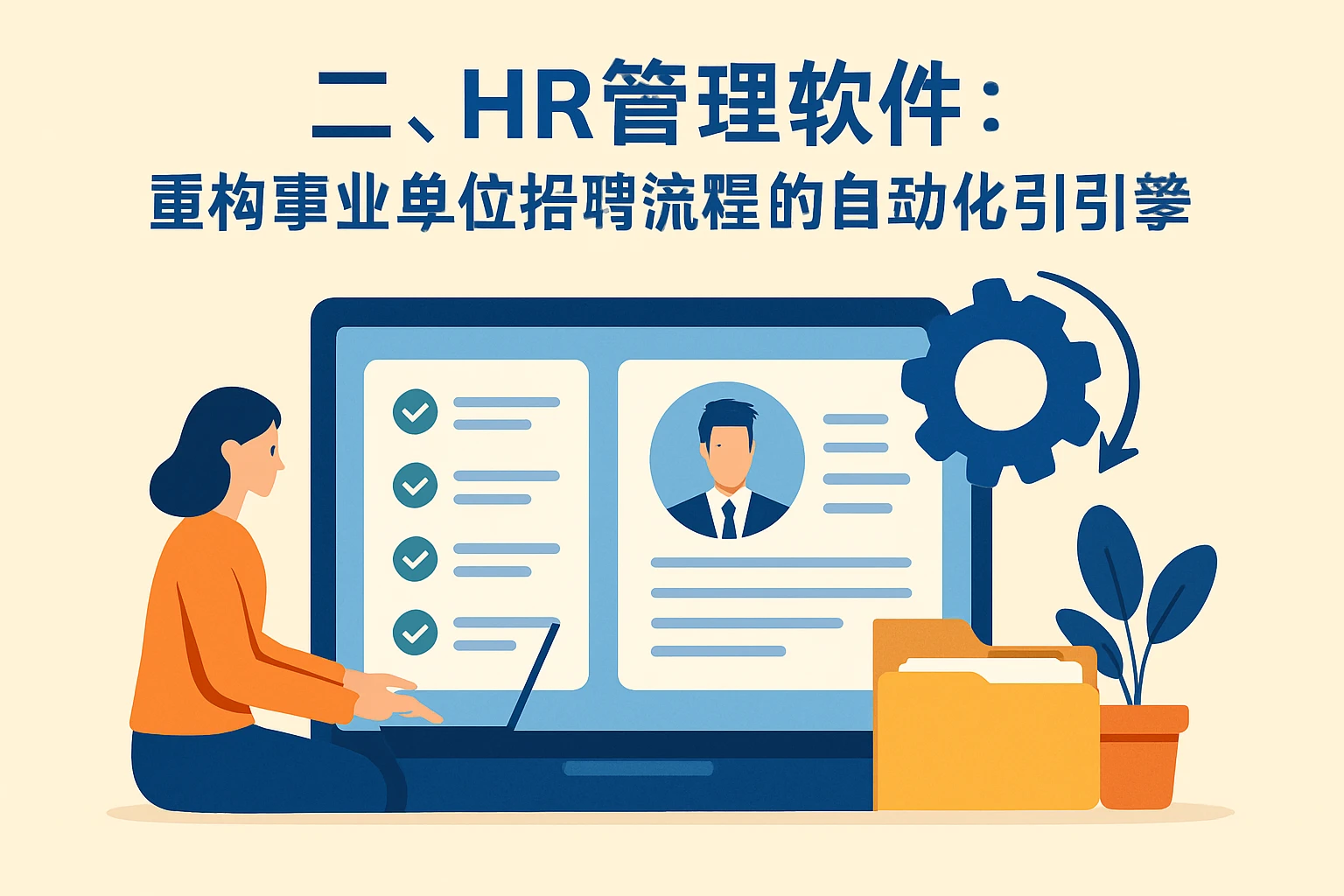二、HR管理软件：重构事业单位招聘流程的自动化引擎