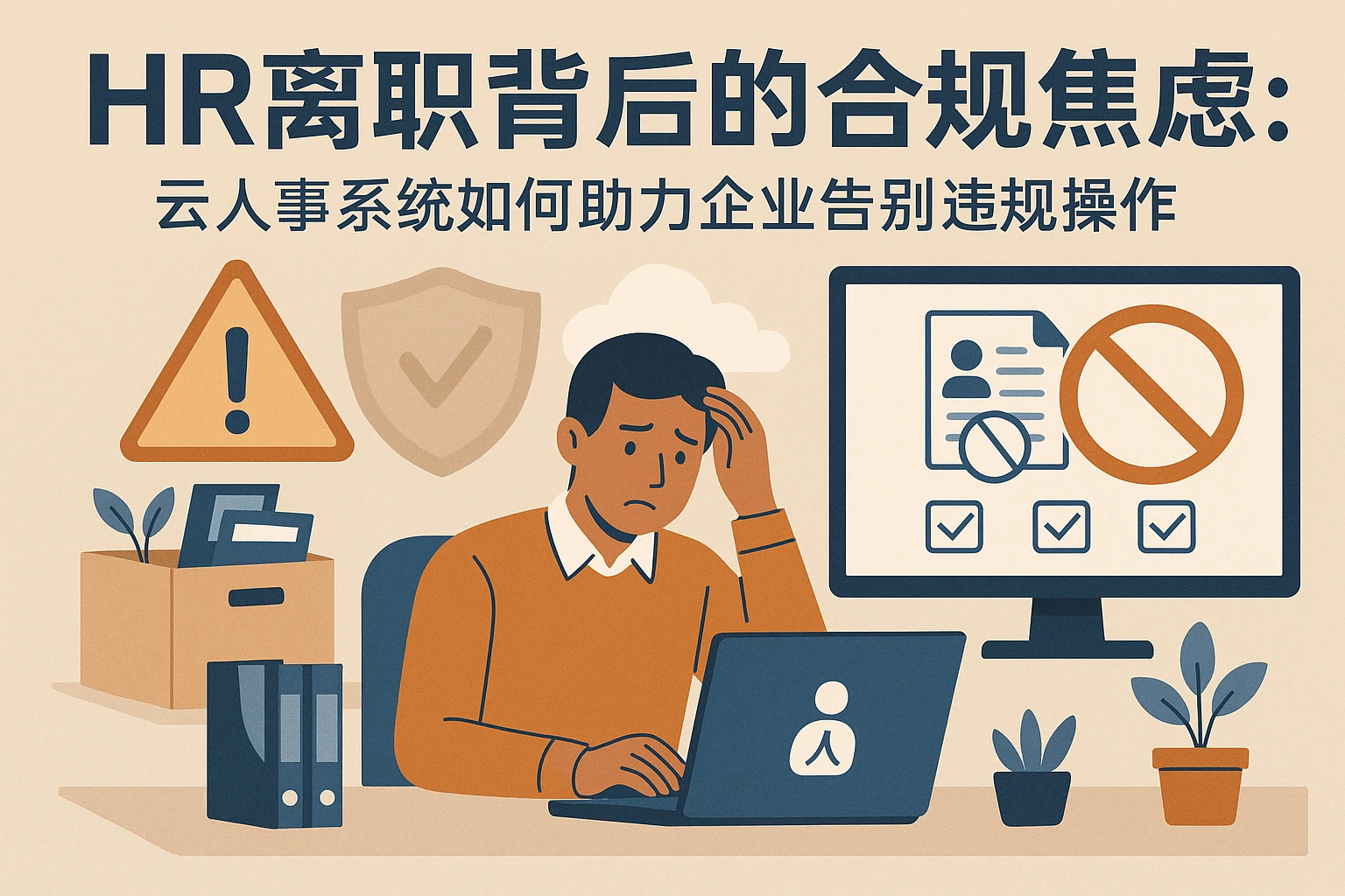 HR离职背后的合规焦虑:云人事系统如何助力企业告别违规操作