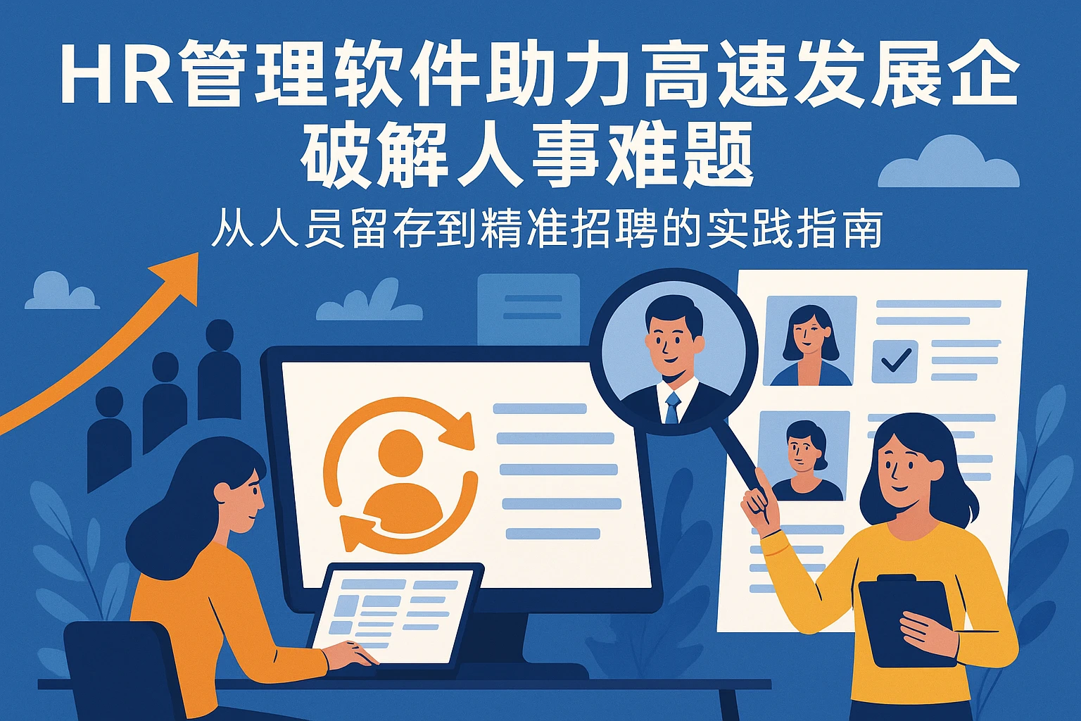 HR管理软件助力高速发展企业破解人事难题：从人员留存到精准招聘的实践指南