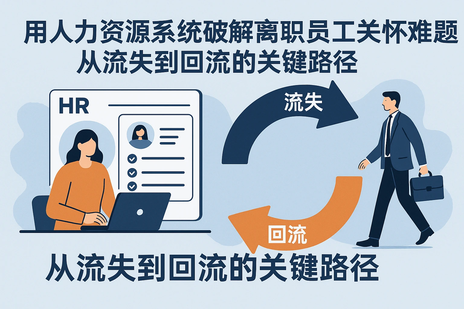 用人力资源系统破解离职员工关怀难题：从流失到回流的关键路径