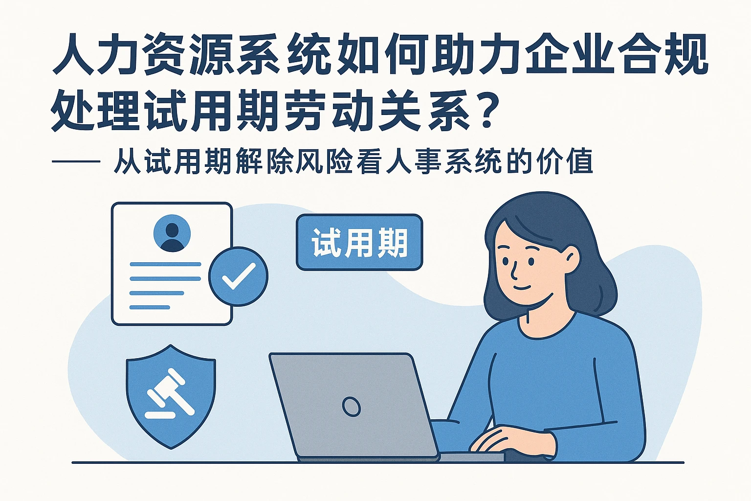 人力资源系统如何助力企业合规处理试用期劳动关系？——从试用期解除风险看人事系统的价值