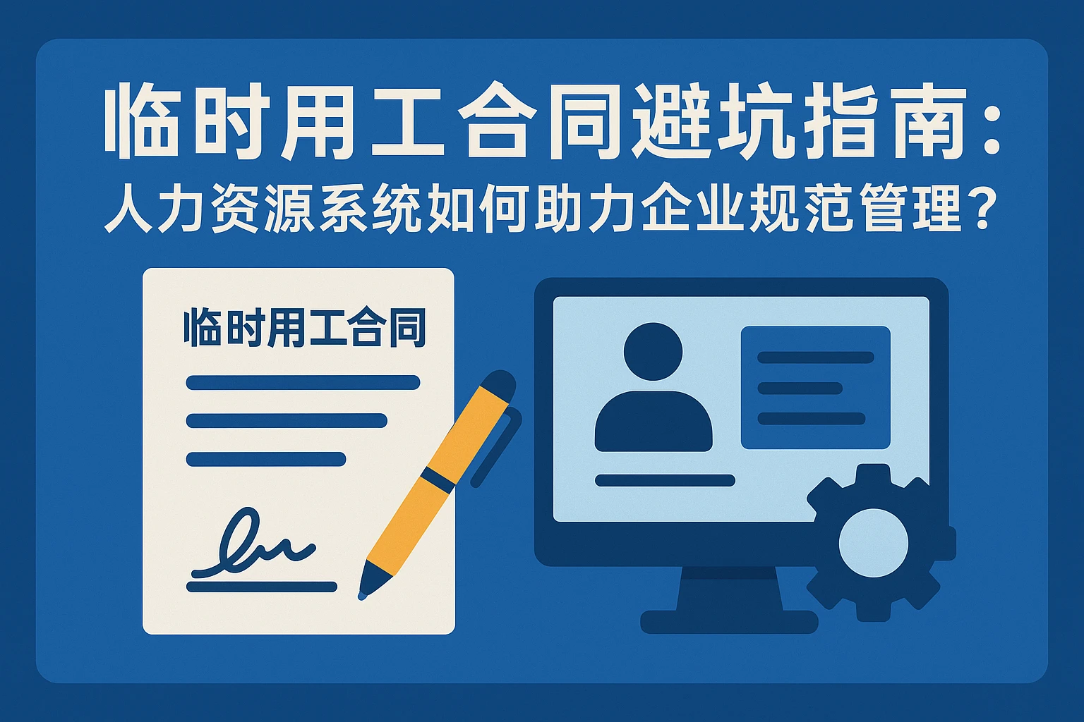 临时用工合同避坑指南：人力资源系统如何助力企业规范管理？