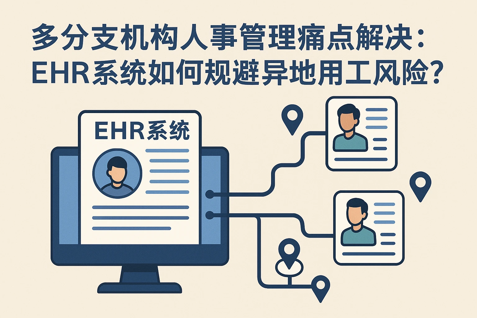 多分支机构人事管理痛点解决：EHR系统如何规避异地用工风险？