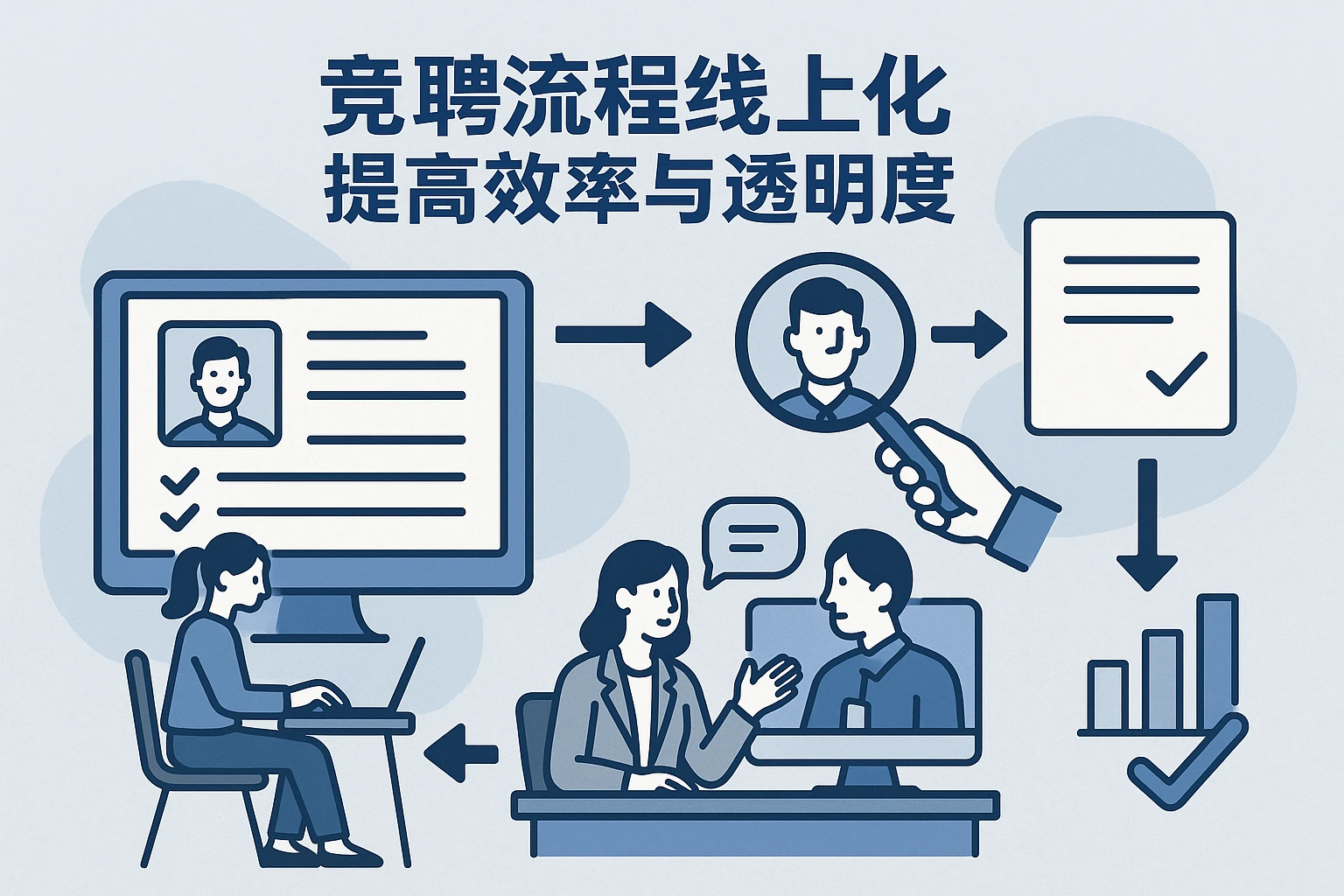 2. 竞聘流程线上化：提高效率与透明度