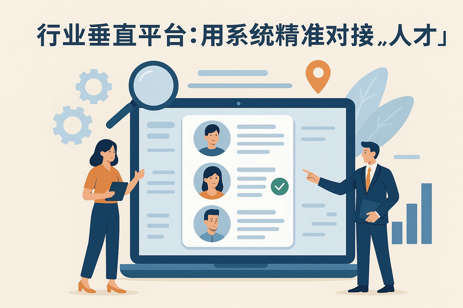 2. 行业垂直平台：用系统精准对接“专业人才”