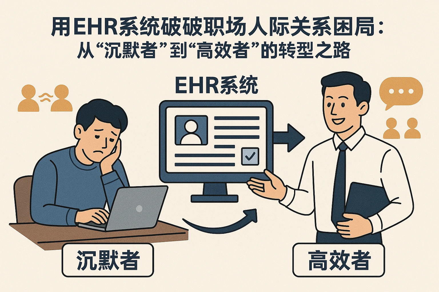 用EHR系统破解职场人际关系困局：从“沉默者”到“高效者”的转型之路