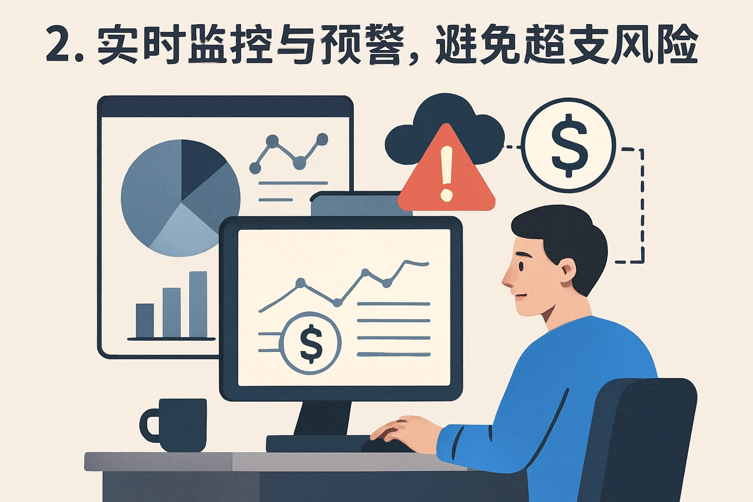 2. 实时监控与预警，避免超支风险