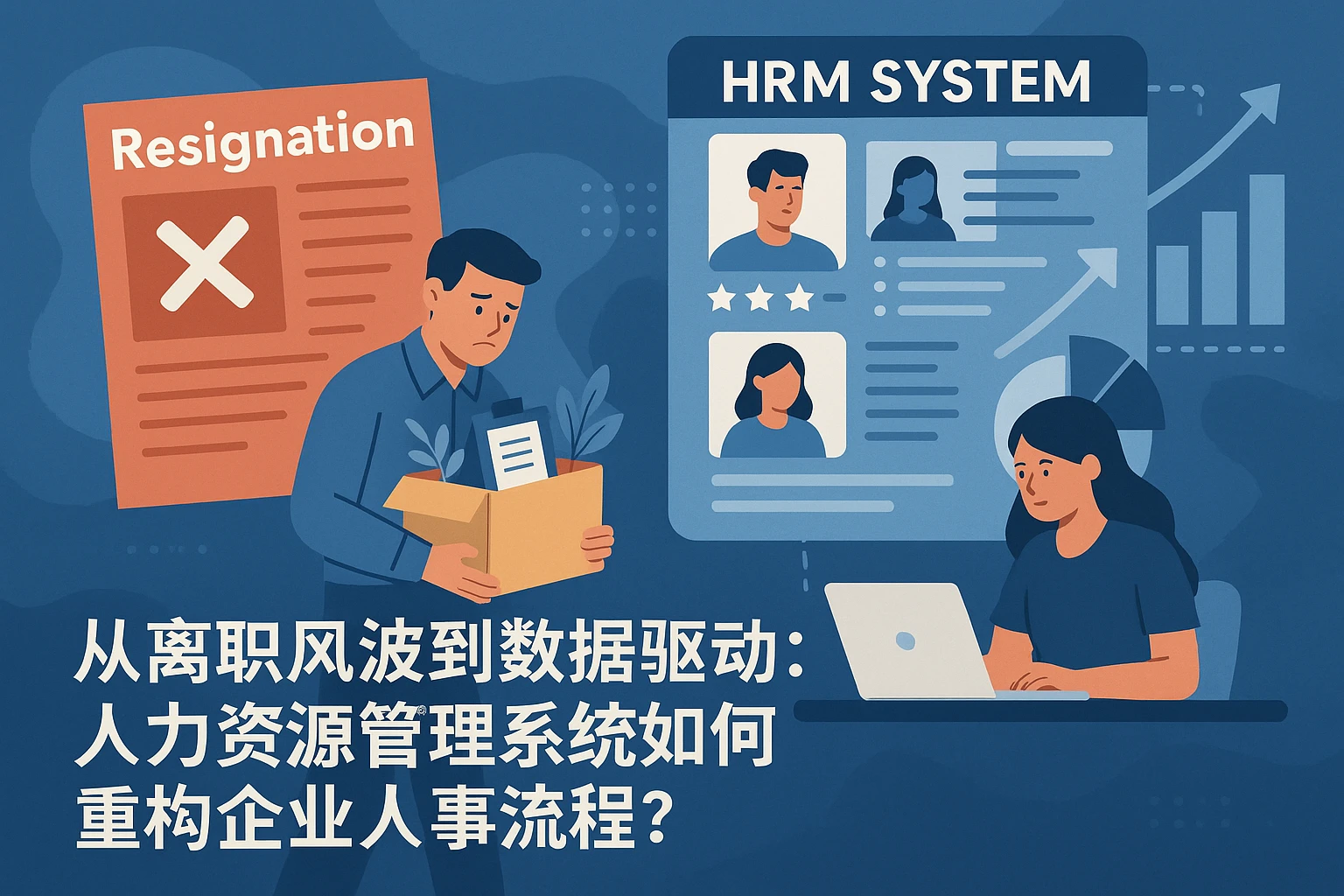 从离职风波到数据驱动：人力资源管理系统如何重构企业人事流程？