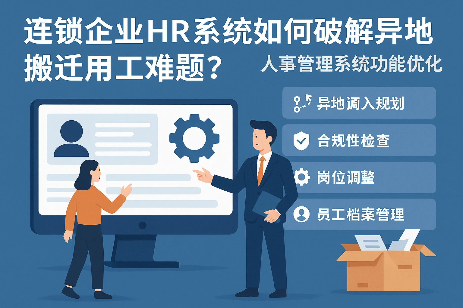 连锁企业HR系统如何破解异地搬迁用工难题？人事管理系统功能优化指南