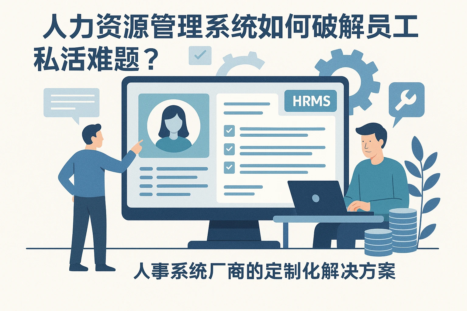 人力资源管理系统如何破解员工私活难题？人事系统厂商的定制化解决方案